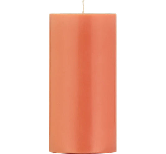 Solid Rust Pillar Candle