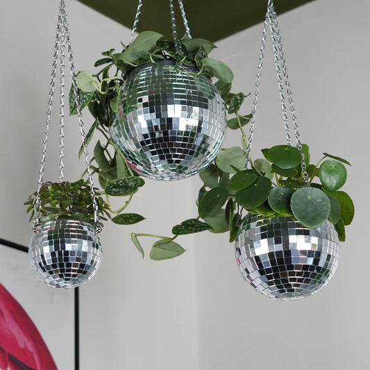 Glitter Ball Planter