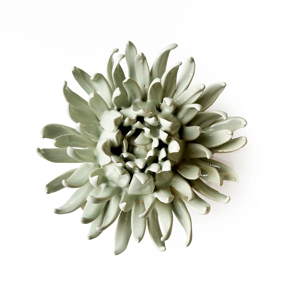 Mint Ceramic Flower